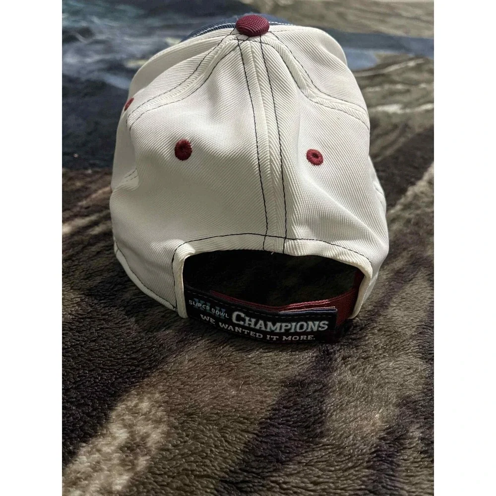 New York Giants Hat Cap Strap Back One Size NFL‎ Super Bowl XLII Champs Reebok